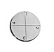 Engraved SEM pin stub Ø12.7 diameter with 4 numbered fields, aluminium